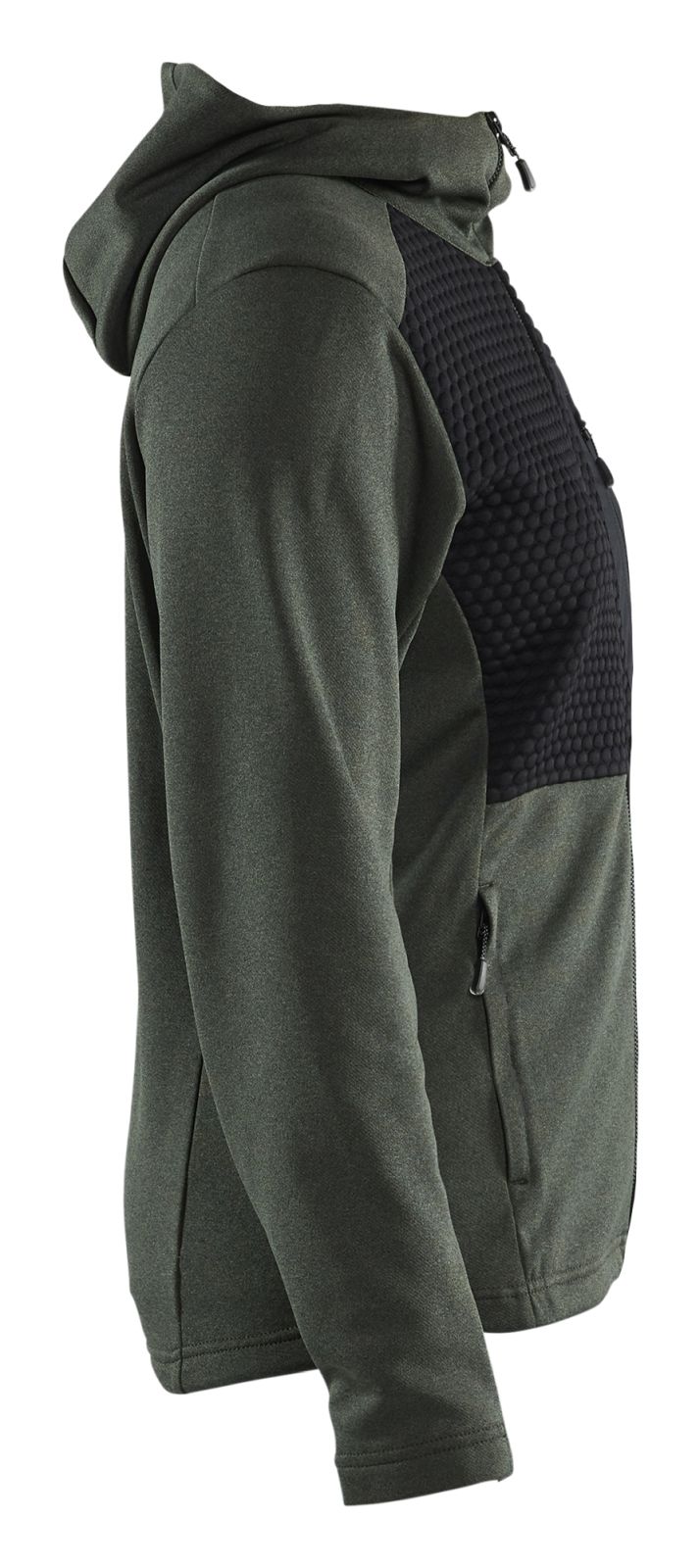 Blaklader hoodie 35422533 rits herfstgroen-zwart(4199)