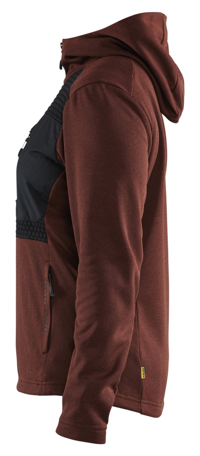 Blaklader hoodie 35422533 rits gebrand rood-zwart(5999)