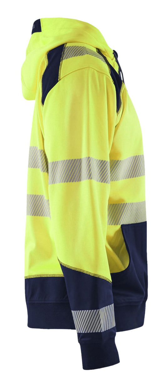 Blaklader Vesten 35462528 HiVis fluo geel-marineblauw(3389)