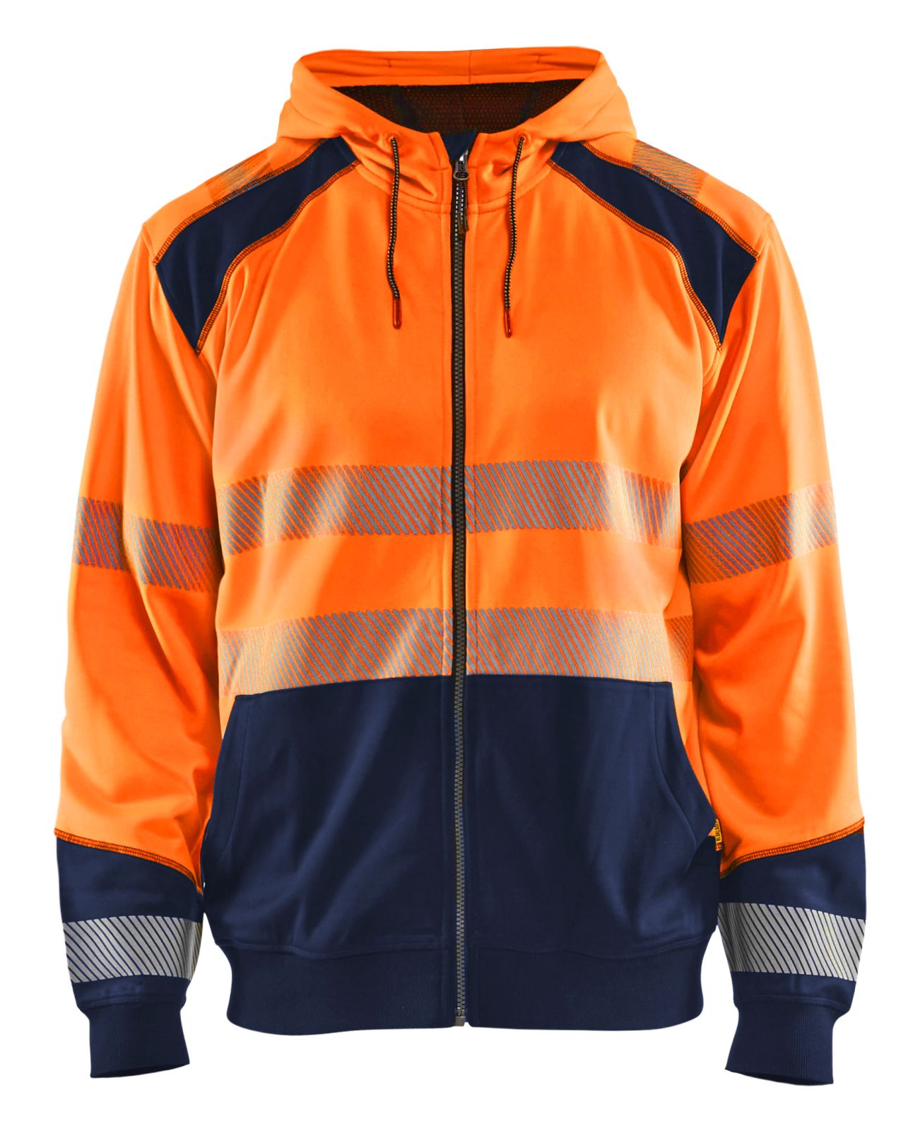 Blaklader Vesten 35462528 HiVis fluo oranje-marineblauw(5389)