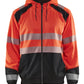 Blaklader Vesten 35462528 HiVis fluo rood-zwart(5599)