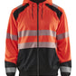 Blaklader Vesten 35462528 HiVis fluo rood-zwart(5599)