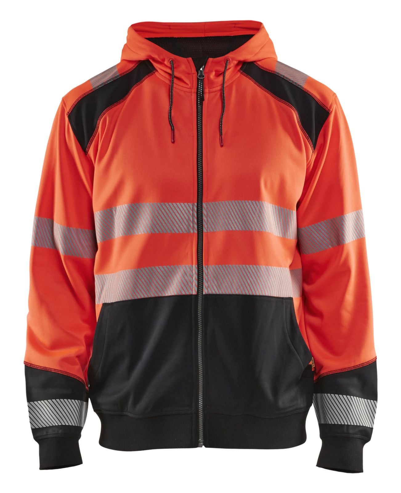 Blaklader Vesten 35462528 HiVis fluo rood-zwart(5599)