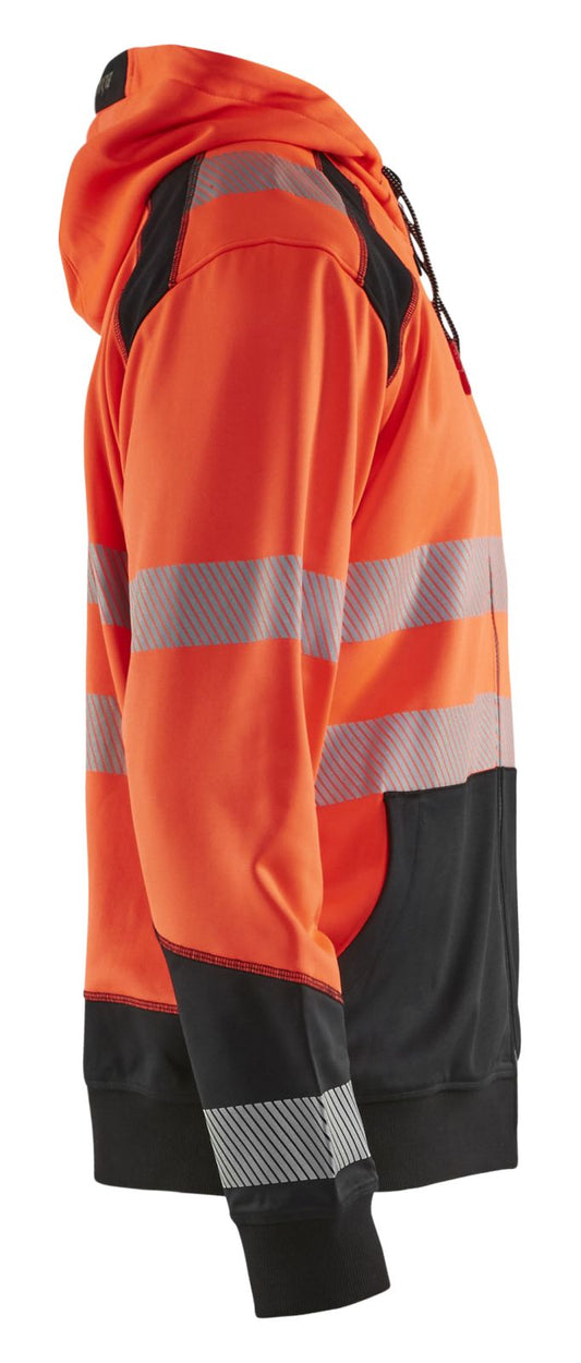 Blaklader Vesten 35462528 HiVis fluo rood-zwart(5599)