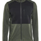 Blaklader Profiel Sweatshirt 35482533 hele rits herfstgroen-zwart(4199)