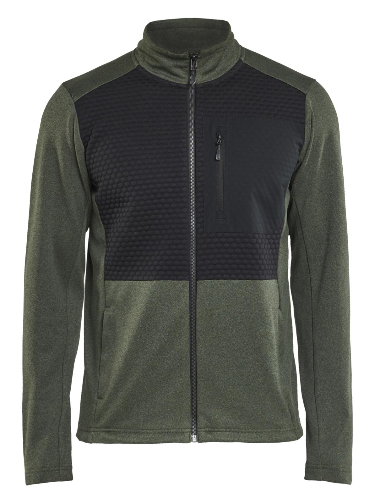 Blaklader Profiel Sweatshirt 35482533 hele rits herfstgroen-zwart(4199)
