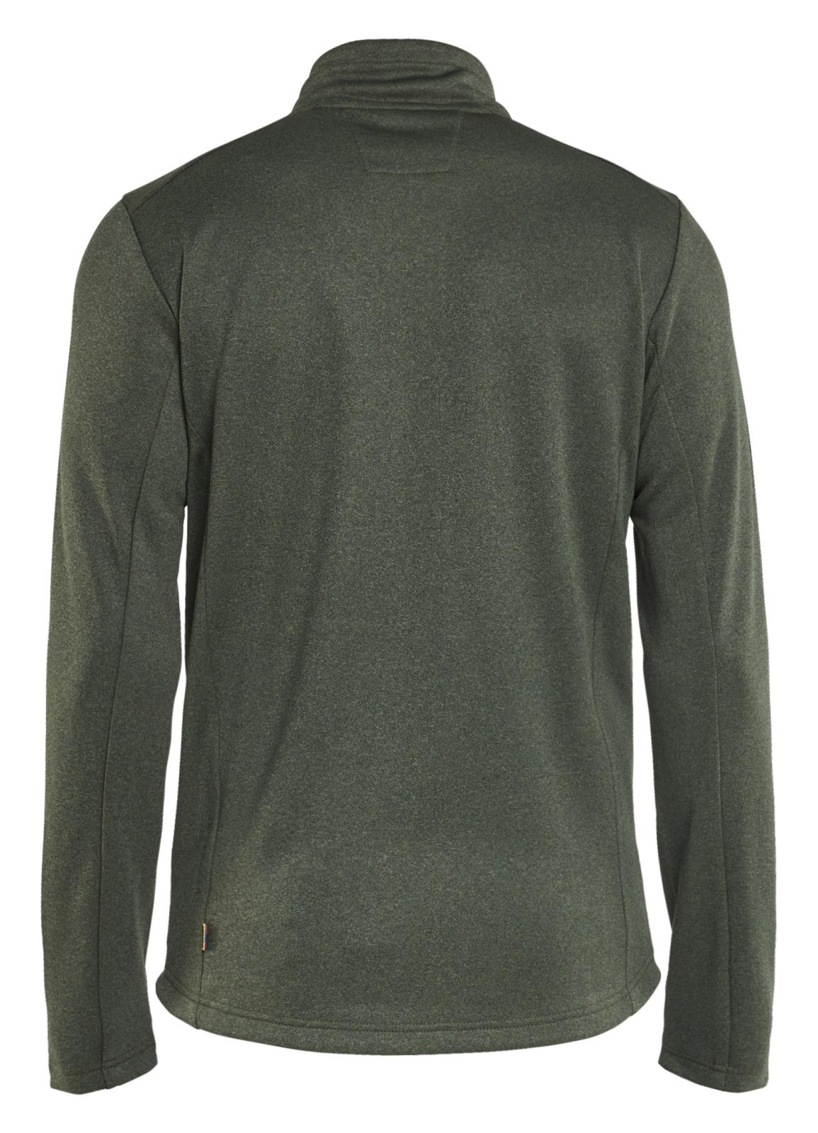 Blaklader Profiel Sweatshirt 35482533 hele rits herfstgroen-zwart(4199)