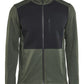 Blaklader Profiel Sweaters Sweatshirt 35482533 hele rits herfstgroen-zwart(4199)