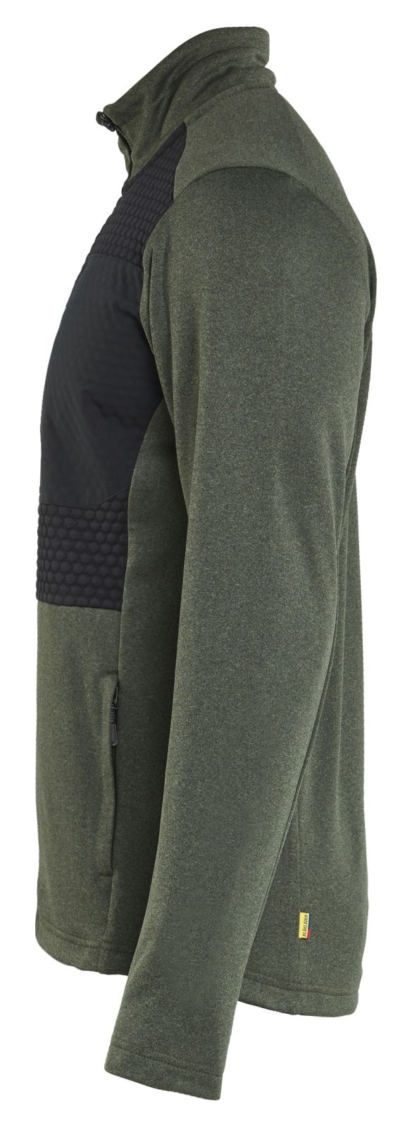Blaklader Profiel Sweatshirt 35482533 hele rits herfstgroen-zwart(4199)