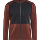 Blaklader Profiel Sweaters Sweatshirt 35482533 hele rits gebrand rood-zwart(5999)