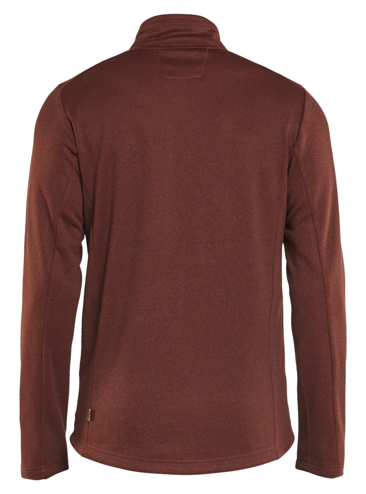 Blaklader Profiel Sweatshirt 35482533 hele rits gebrand rood-zwart(5999)