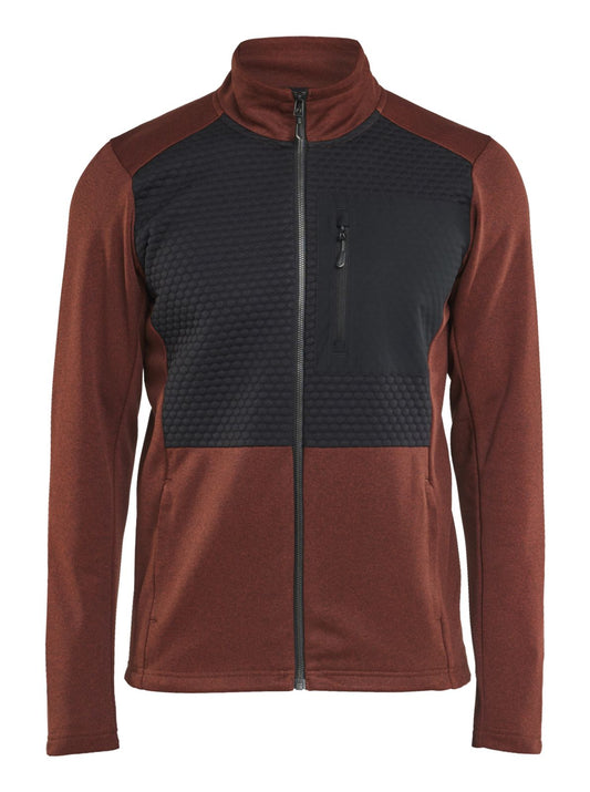 Blaklader Profiel Sweaters Sweatshirt 35482533 hele rits gebrand rood-zwart(5999)