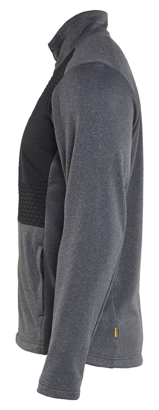 Blaklader Profiel Sweatshirt 35482533 hele rits zwart melee(9991)