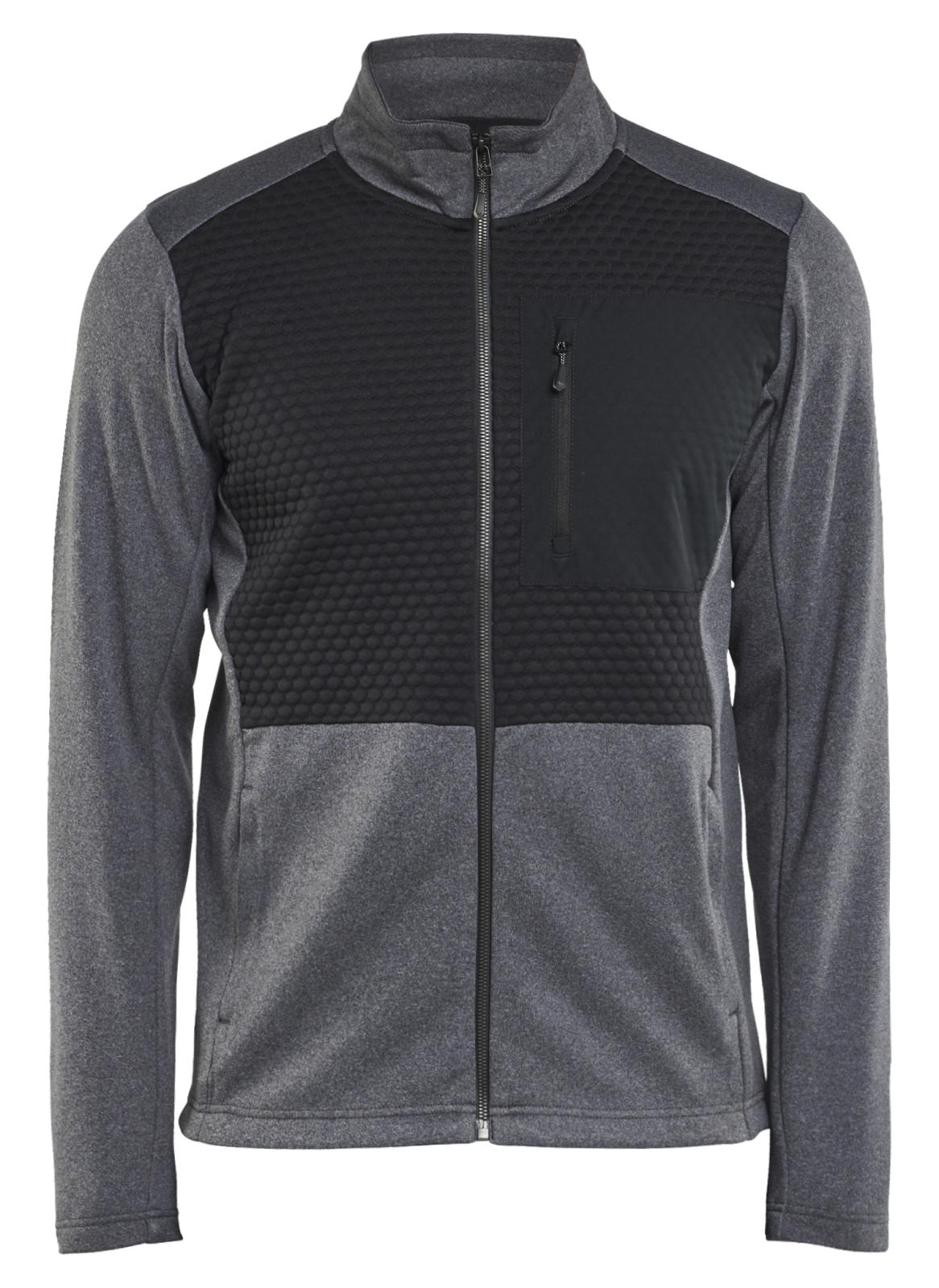 Blaklader Profiel Sweatshirt 35482533 hele rits zwart melee(9991)