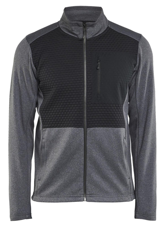 Blaklader Profiel Sweatshirt 35482533 hele rits zwart melee(9991)