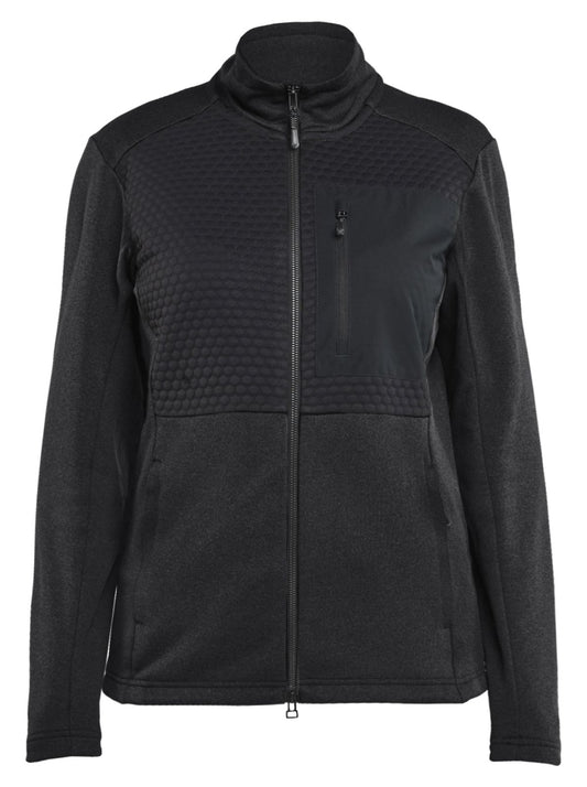 Blaklader Profiel Dames Sweatshirt 35492526 hele rits zwart(9900)