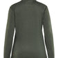 Blaklader Profiel Dames sweaters 35492533 rits herfstgroen-zwart(4199)