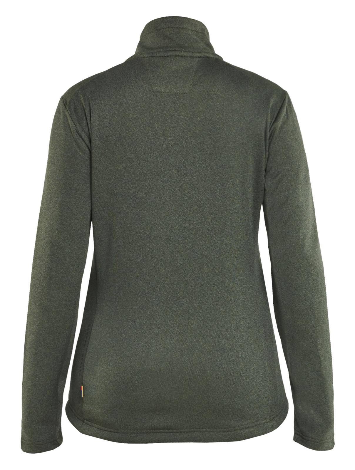 Blaklader Profiel Dames sweaters 35492533 rits herfstgroen-zwart(4199)