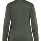 Blaklader Profiel Dames sweaters 35492533 rits herfstgroen-zwart(4199)