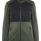 Blaklader Profiel Dames sweaters 35492533 rits herfstgroen-zwart(4199)