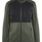 Blaklader Profiel Dames sweaters 35492533 rits herfstgroen-zwart(4199)