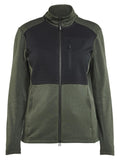 Blaklader Profiel Dames sweaters 35492533 rits herfstgroen-zwart(4199)