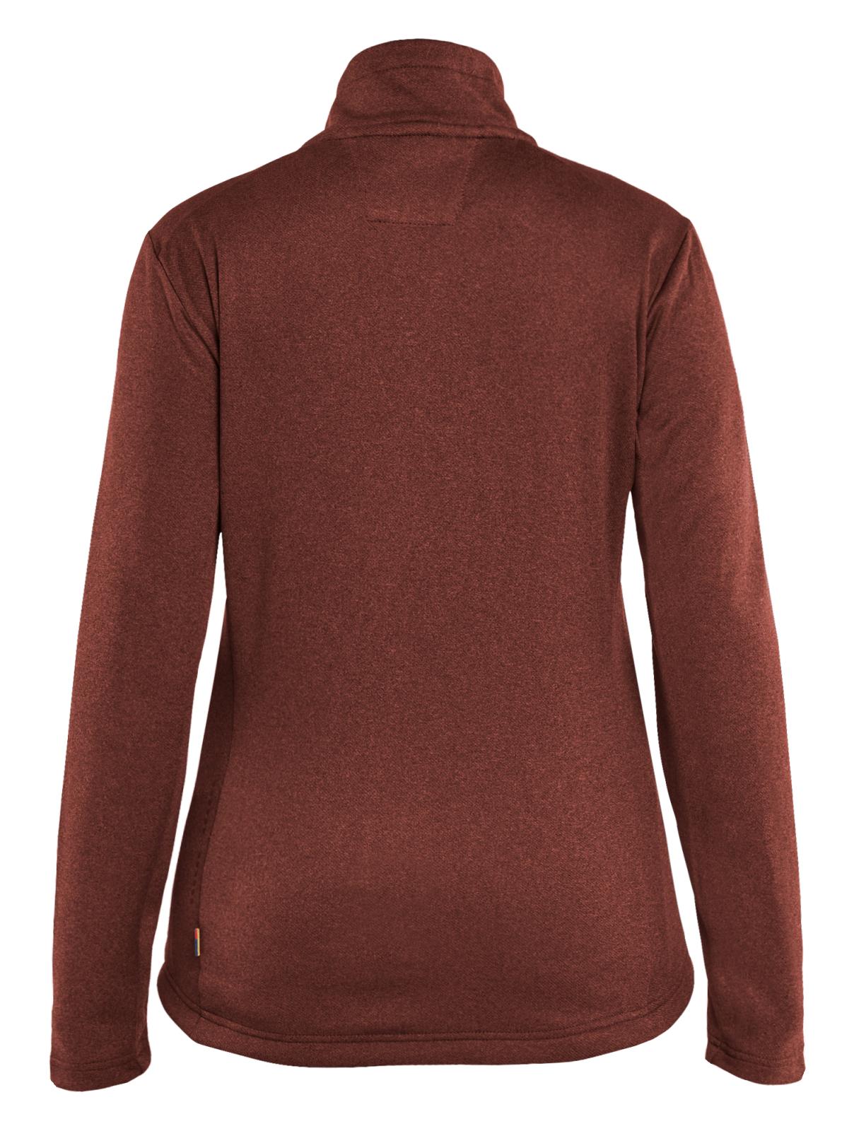 Blaklader Profiel Dames sweaters 35492533 rits gebrand rood-zwart(5999)