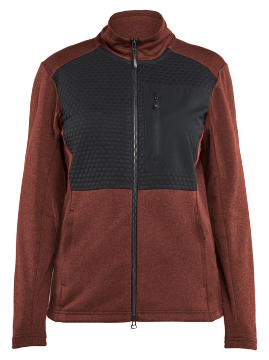 Blaklader Profiel Dames sweaters 35492533 rits gebrand rood-zwart(5999)