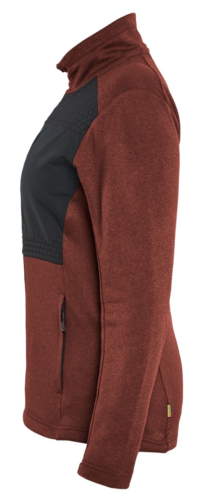 Blaklader Profiel Dames sweaters 35492533 rits gebrand rood-zwart(5999)