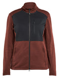 Blaklader Profiel Dames sweaters 35492533 rits gebrand rood-zwart(5999)
