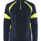 Blaklader sweatershirts 35501158 marineblauw-fluo geel(8933)