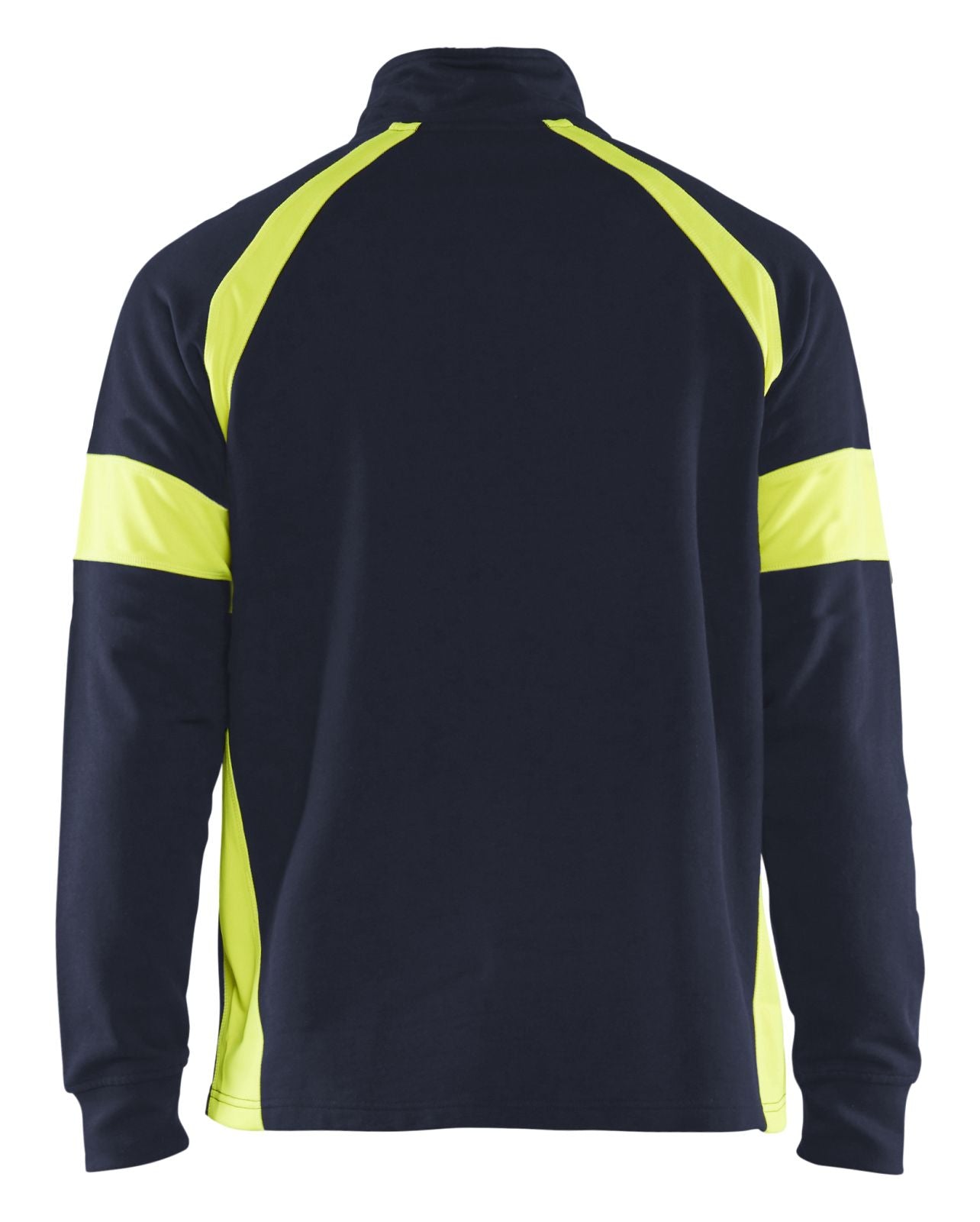 Blaklader sweatershirts 35501158 marineblauw-fluo geel(8933)