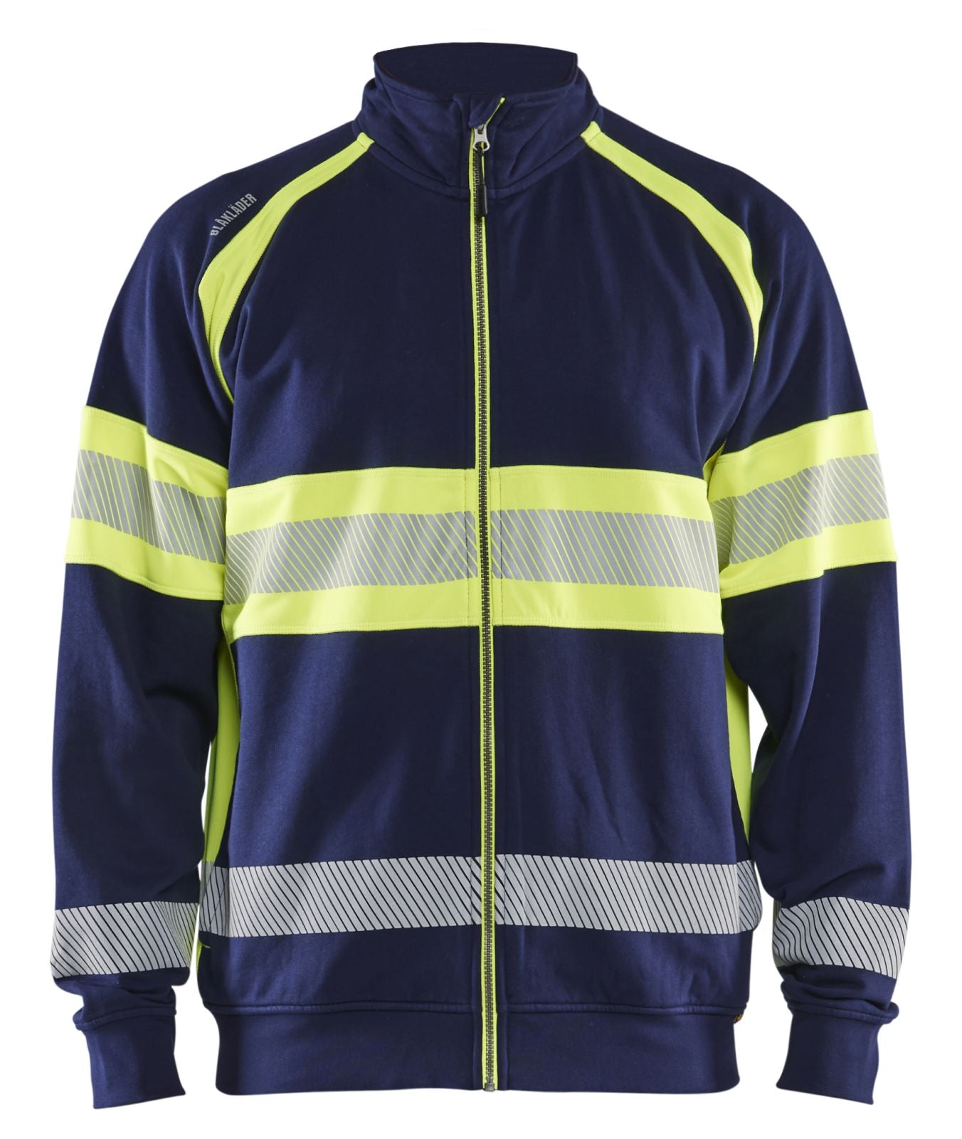 Blaklader sweaters 35511158 marineblauw-fluo geel(8933)
