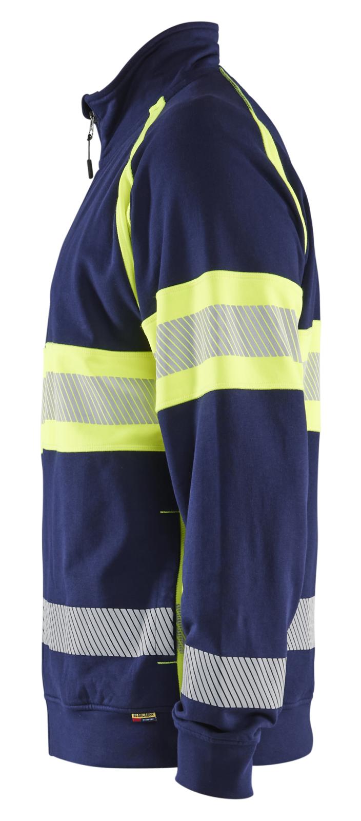 Blaklader sweaters 35511158 marineblauw-fluo geel(8933)