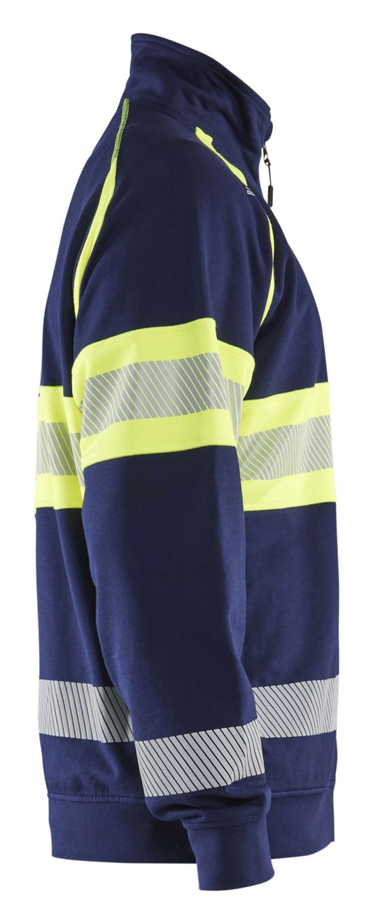 Blaklader sweaters 35511158 marineblauw-fluo geel(8933)