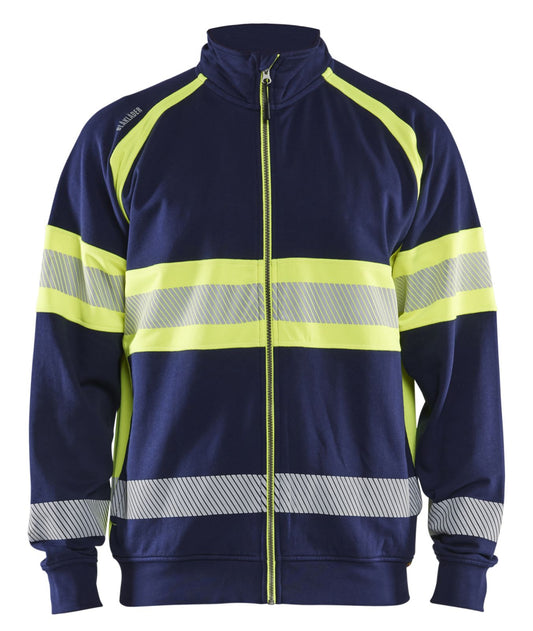 Blaklader sweaters 35511158 marineblauw-fluo geel(8933)