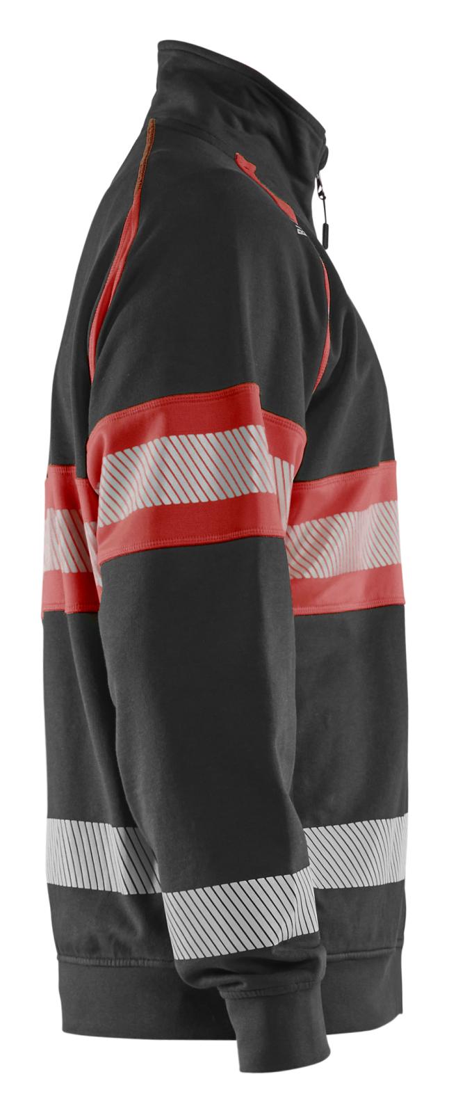 Blaklader sweaters 35511158 zwart-fluo rood(9955)