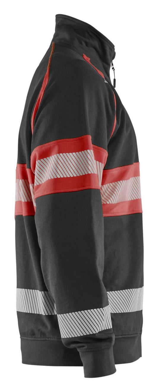 Blaklader sweaters 35511158 zwart-fluo rood(9955)