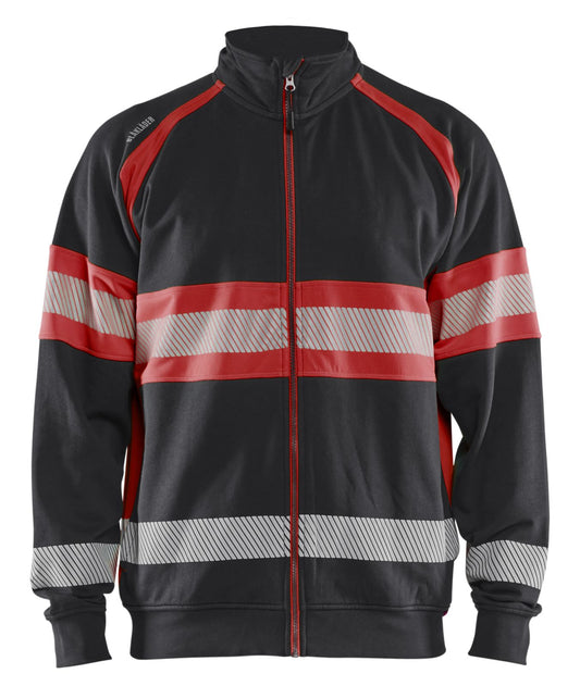 Blaklader sweaters 35511158 zwart-fluo rood(9955)