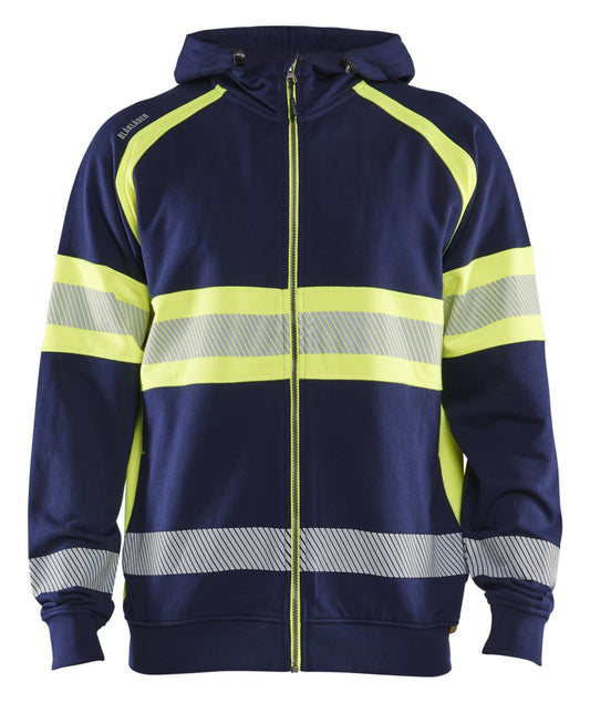 Blaklader Vesten 35521158 marineblauw-fluo geel(8933)