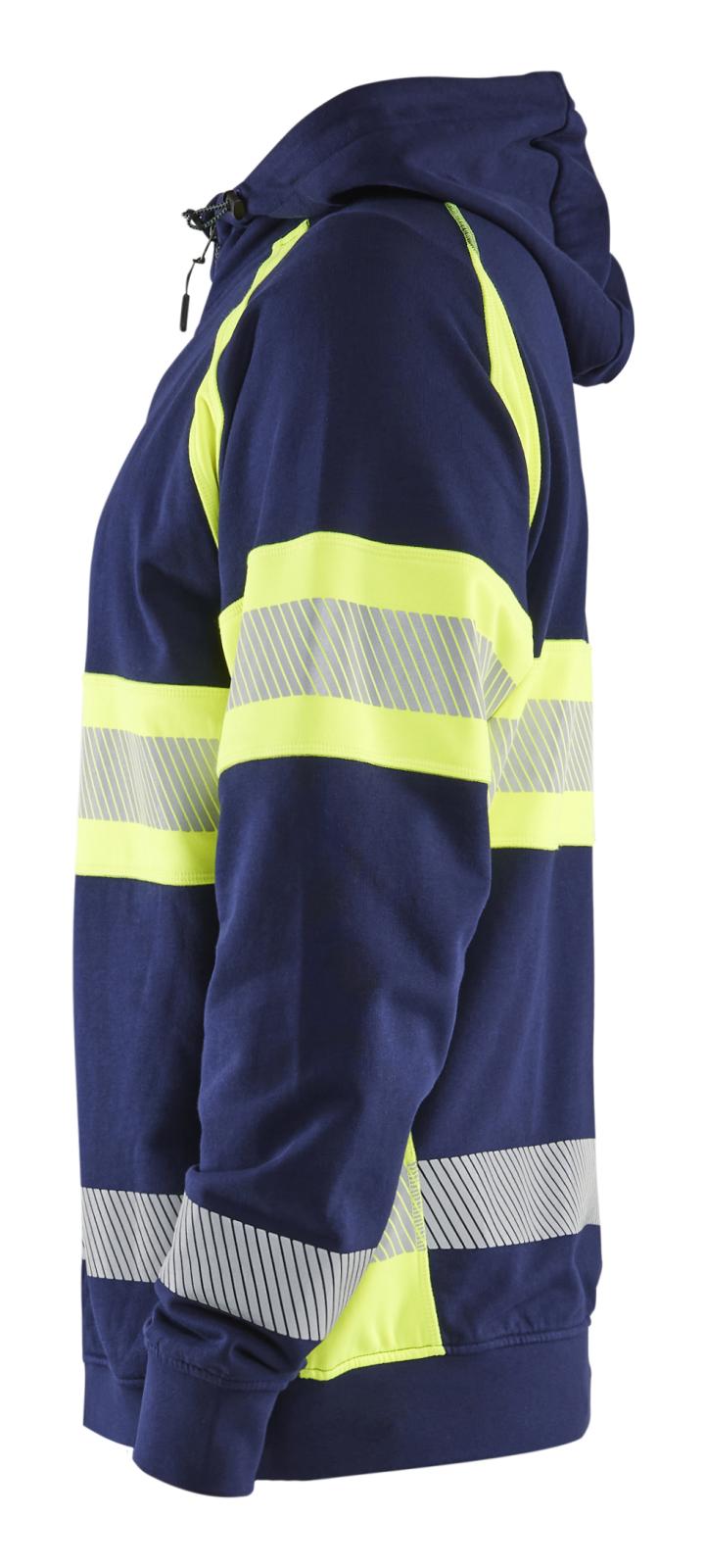 Blaklader Vesten 35521158 marineblauw-fluo geel(8933)