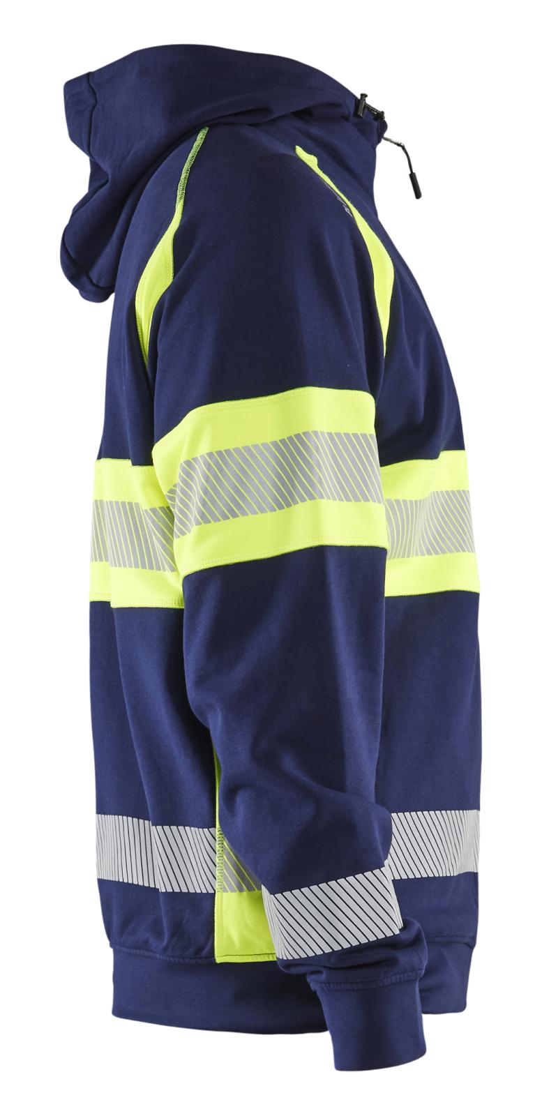 Blaklader Vesten 35521158 marineblauw-fluo geel(8933)