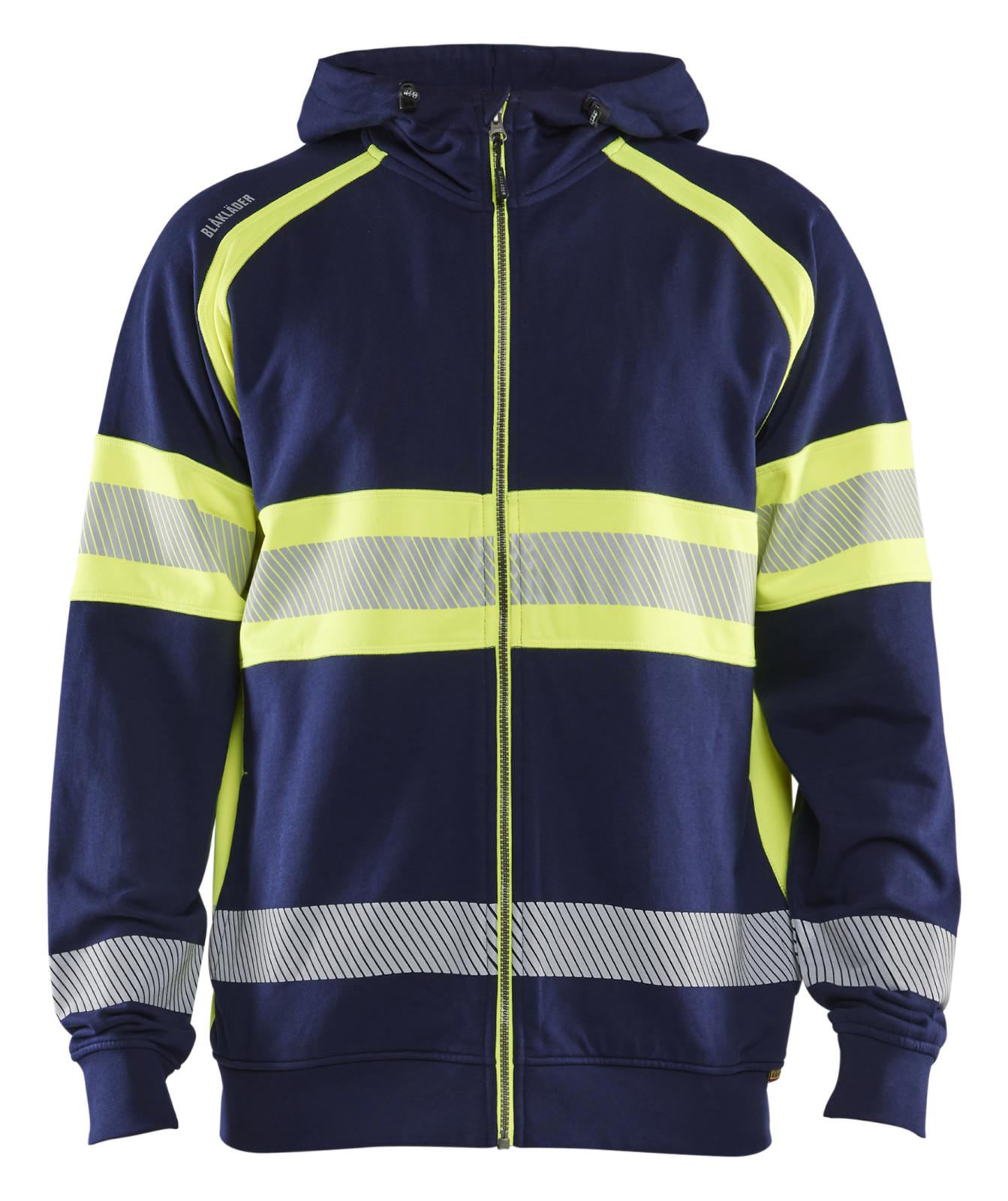 Blaklader Vesten 35521158 marineblauw-fluo geel(8933)