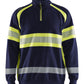 Blaklader sweaters 35531158 marineblauw-fluo geel(8933)