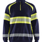 Blaklader sweaters 35531158 marineblauw-fluo geel(8933)