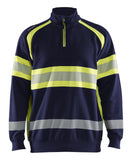 Blaklader sweaters 35531158 marineblauw-fluo geel(8933)