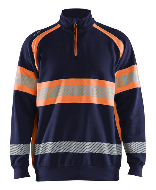 Blaklader sweaters 35531158 marineblauw-oranje(8953)