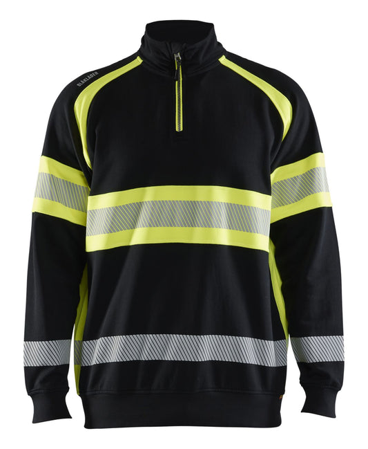 Blaklader sweaters 35531158 zwart-fluo geel(9933)