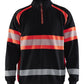 Blaklader sweaters 35531158 zwart-fluo rood(9955)
