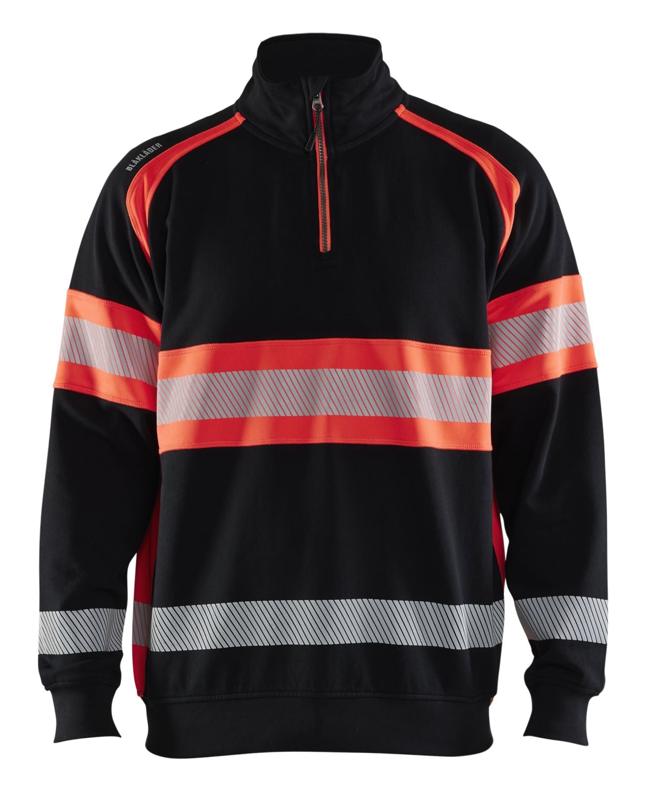 Blaklader sweaters 35531158 zwart-fluo rood(9955)